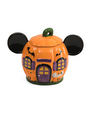 8in Mickey Pumpkin House Cookie Jar | TJ Maxx