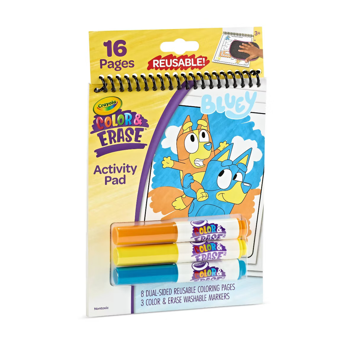 Crayola Bluey Color & Erase Reusable Activity Pad: Mess Free Coloring Book for Creative Travel Ac... | Target