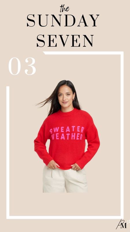 target crewneck slogan sweater 

#LTKunder50 #LTKSeasonal #LTKHoliday
