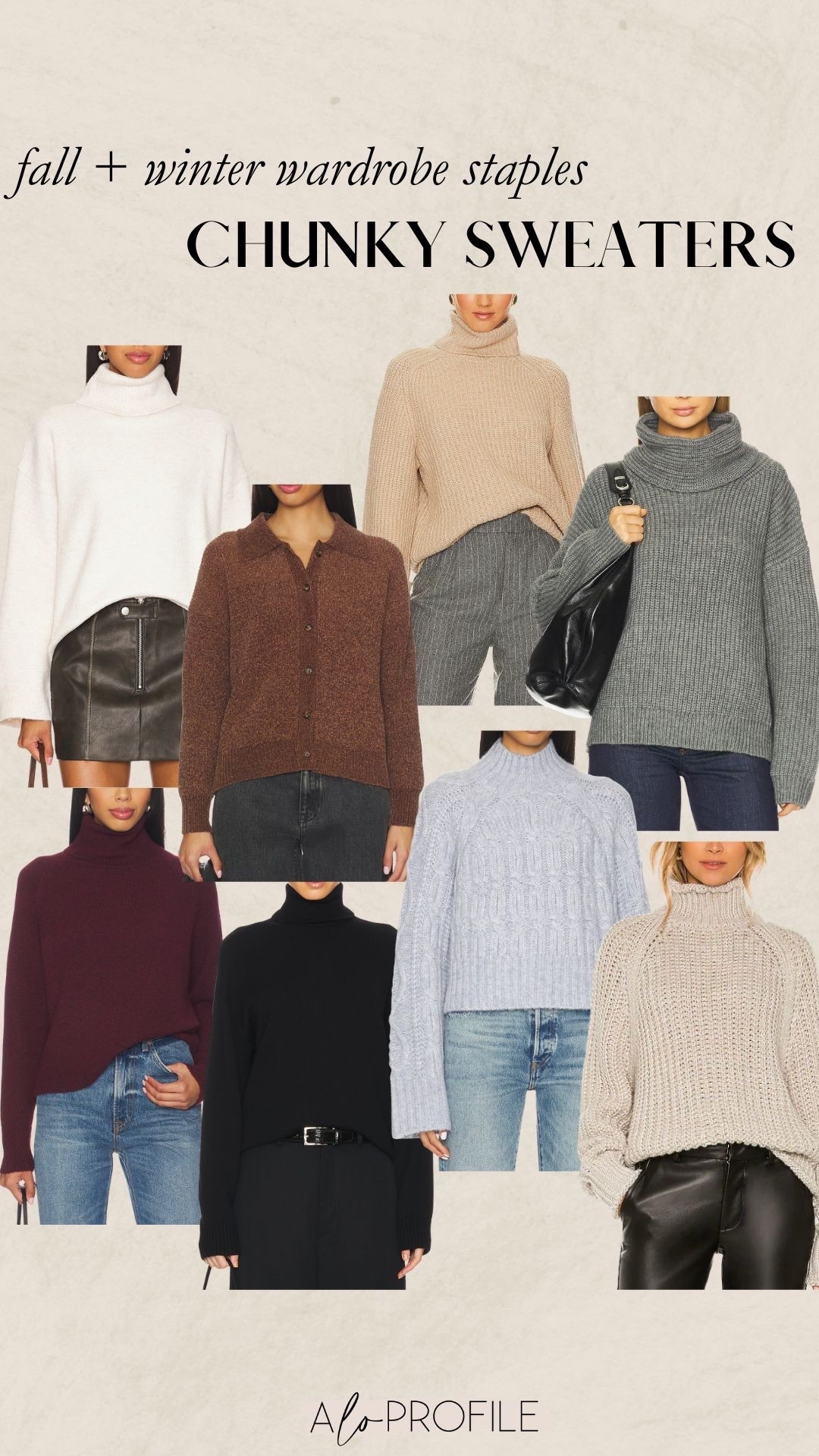 Chunky Knit Sweaters // fall sweater, fall outfit, fall sweaters, winter sweater, chunky sweater, knit sweater, turtleneck sweater, revolve, revolve winter fashion, revolve sweater, fall fashion staples