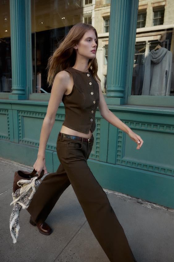 Z1975 DENIM VEST | Zara US