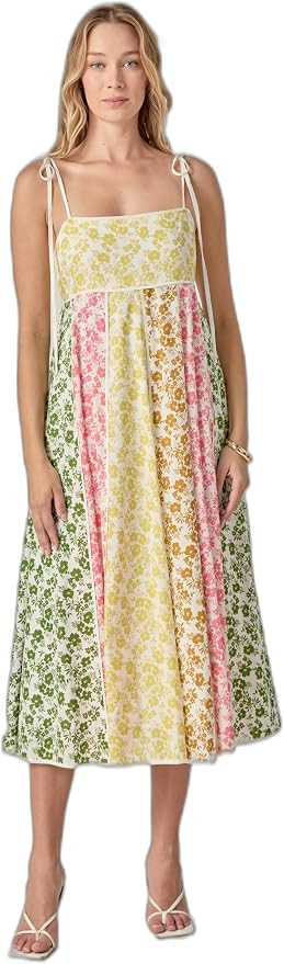 English Factory Women's Maisie Colorblock Midi Dress | Amazon (US)