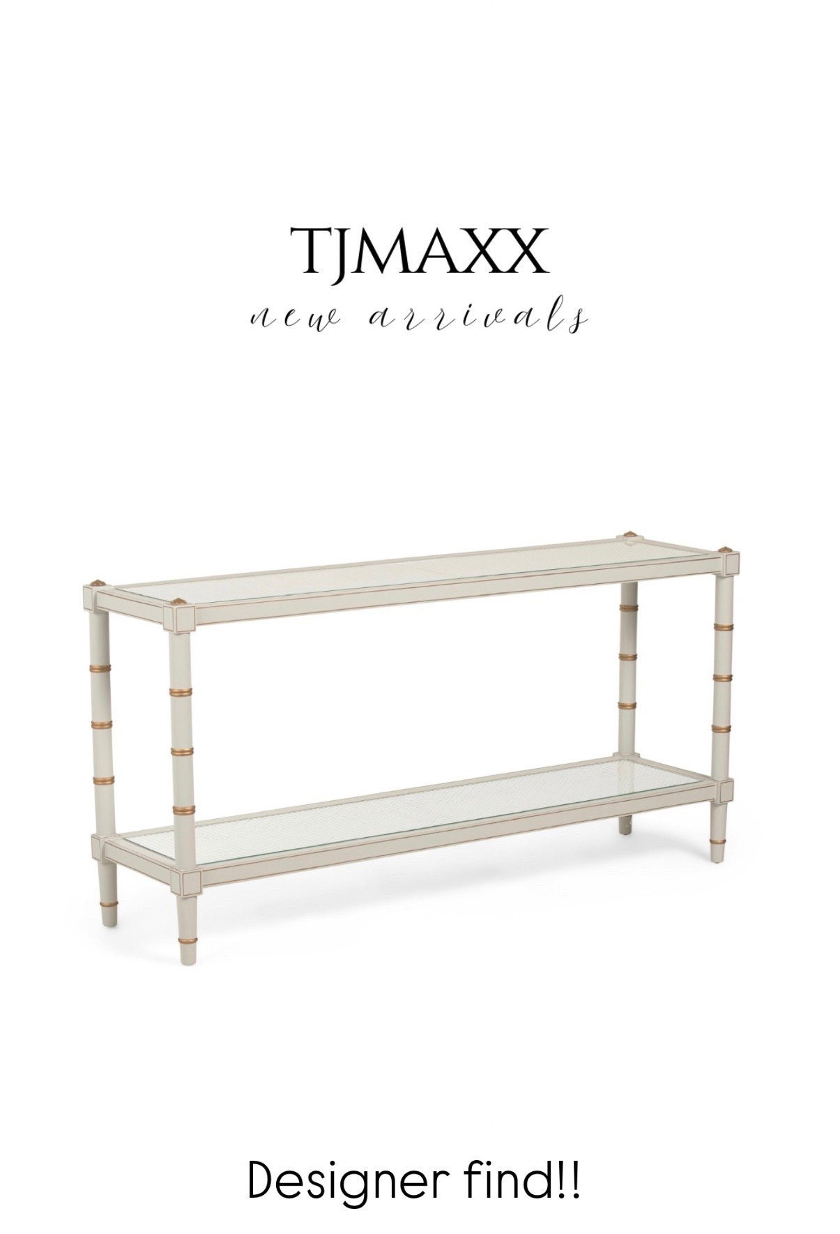 Chelsea house console @TJ Maxx  😍 more designer finds linked 