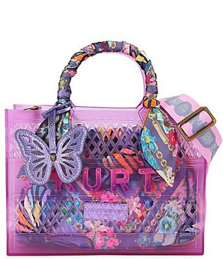 Kurt Geiger London Jelly Butterfly Small Tote Bag - Lilac | Dillard's