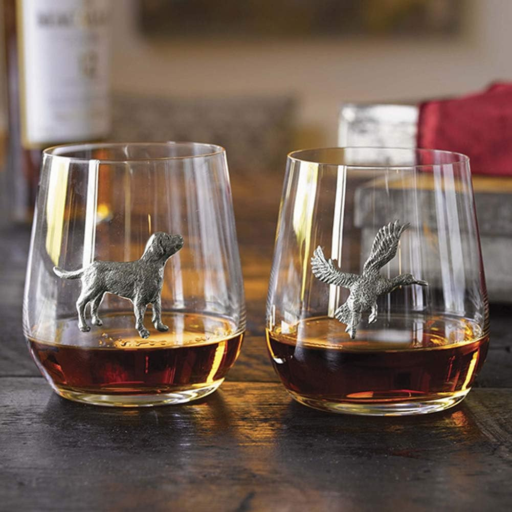 Orvis Pewter Medallion Glasses/Only Pewter Medallion Glasses, Set Of 4, Type: Duck | Amazon (US)