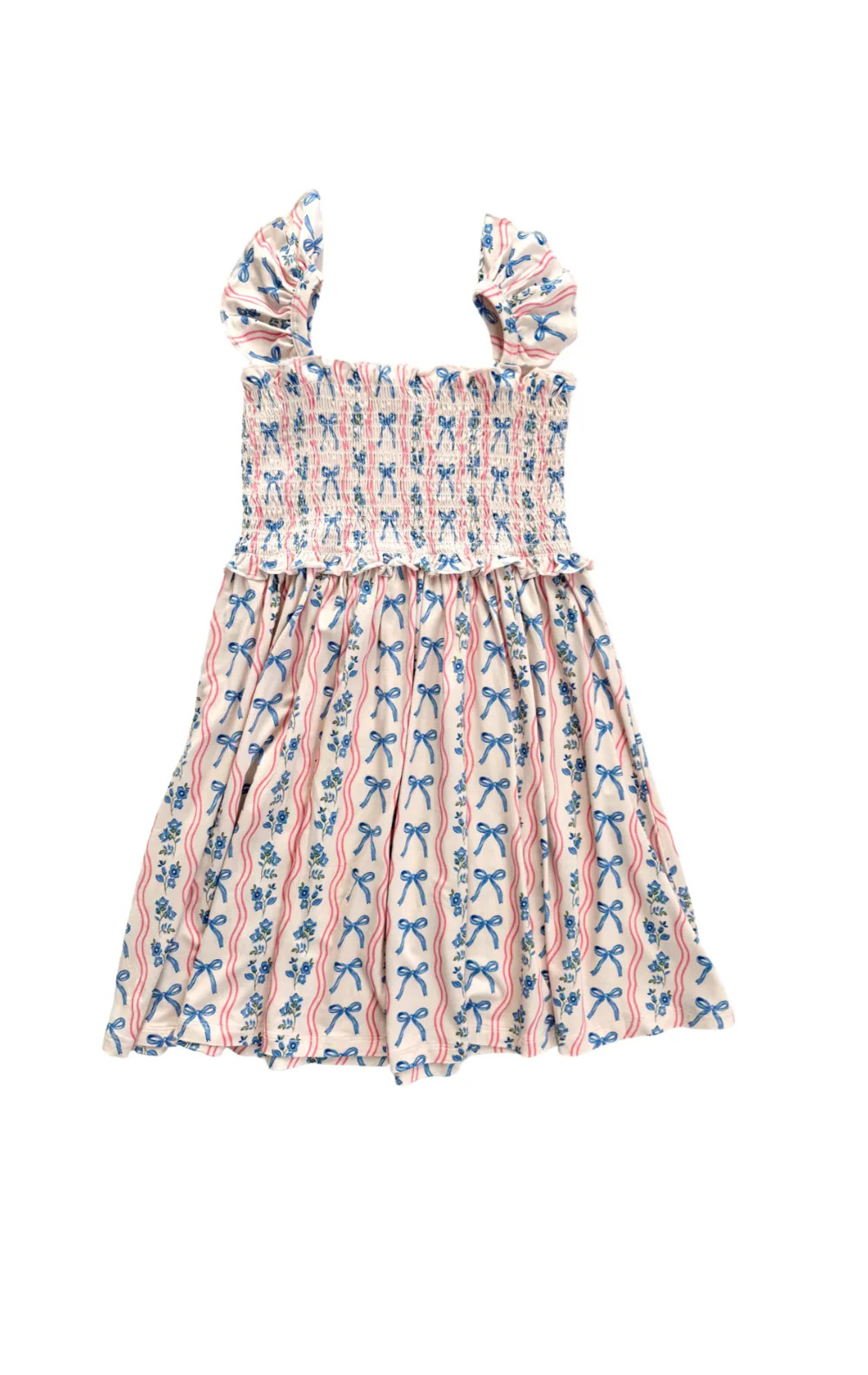 Amelia Bow Smocked Twirl Dress | ashe couture 