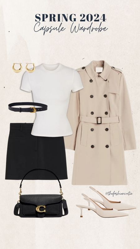 Spring 2024 capsule wardrobe outfit combination.

#LTKSeasonal #LTKitbag #LTKstyletip