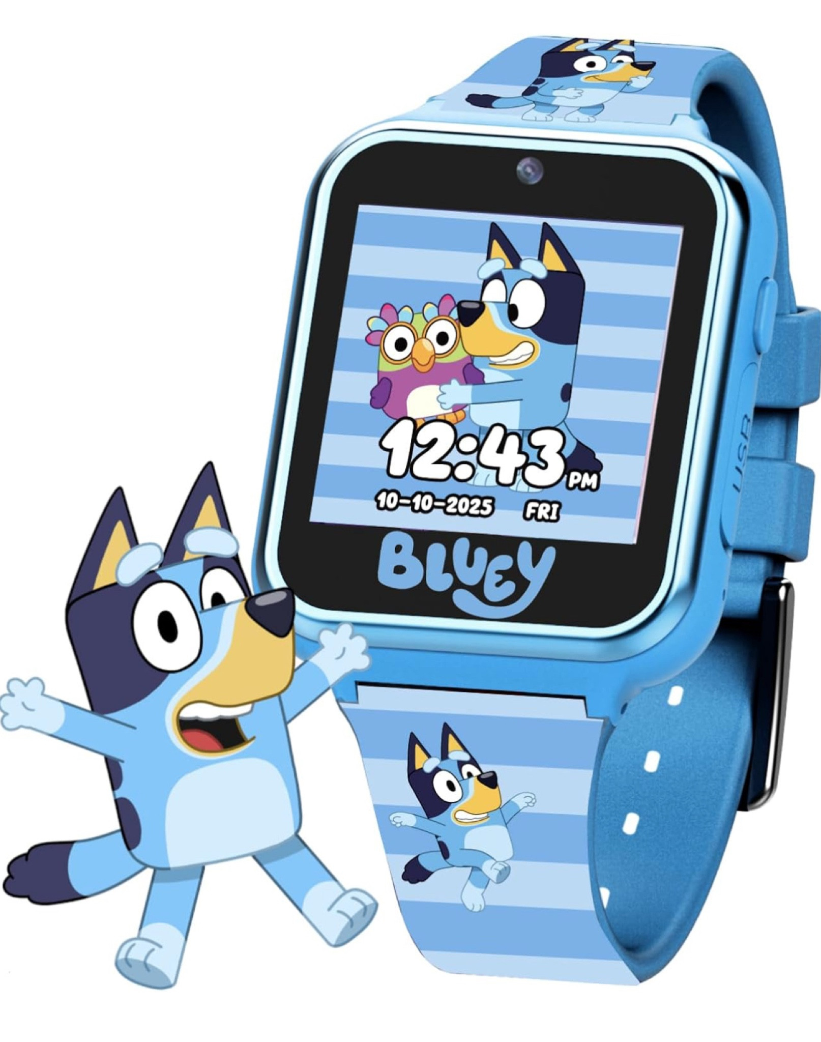 26% off 🎉

Accutime Bluey Kids Smartwatch with Camera, Games, Pedometer and Audio Recorder for Creative Play and Learning, 1.5" Touchscreen, Blue, Fits 5.5"-8.0" Wrists, for Boys and Girls Ages 3+ gift ideas for kids 

#LTKGiftGuide #LTKSaleAlert #LTKKids