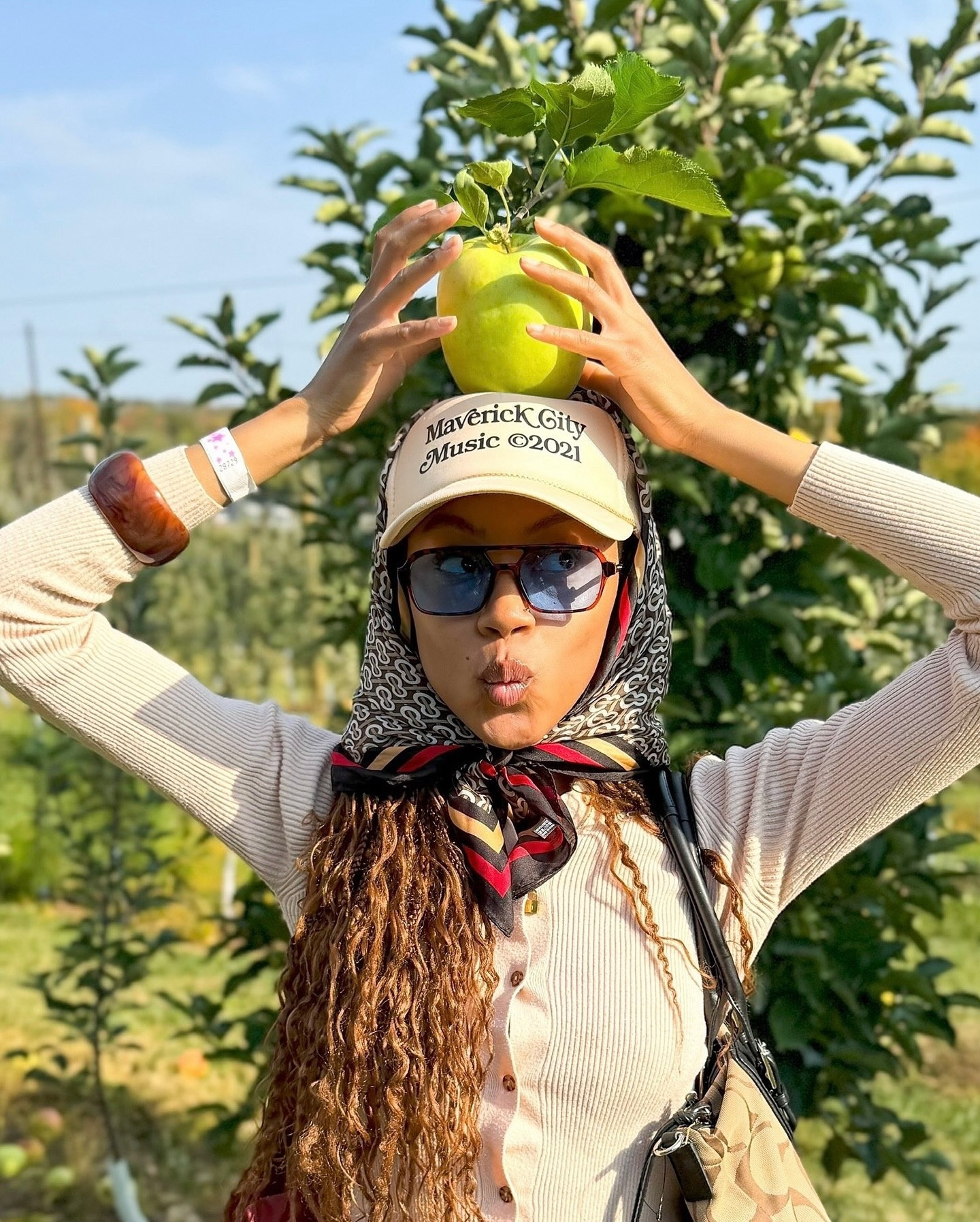 tis the season 🍏🍃🧺 
#TBT from a day at the farm last fall! this fit was so cute (& has been reworn so many times since then 🤫) but would be such a cute thanksgiving/holiday dinner outfit! so here’s the deets and some similar styles to give you some holiday outfit inspo 🍂🍽️🦃
•
•
apple picking ootd, fall style, fall fashion, neutral style, brown plaid skirt, plaid ootd, plaid outfit, black girl lifestyle, nyc style, nyc fall inspo, outfit of the day, scarf over hat, trucker hat outfit, thanksgiving outfit inspo 

#LTKStyleTip #LTKHoliday #LTKSeasonal