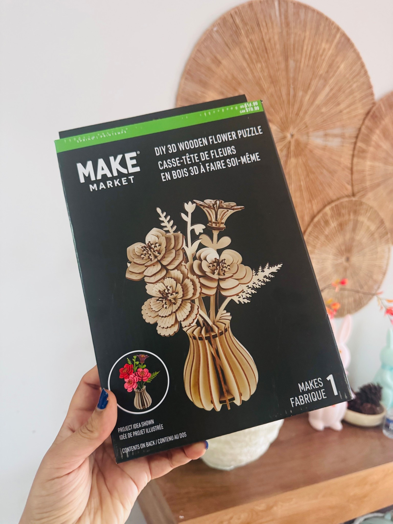 Picked out a fun wooden flower puzzle DIY from @michaelsstores #diy #diyactivity

#LTKHome