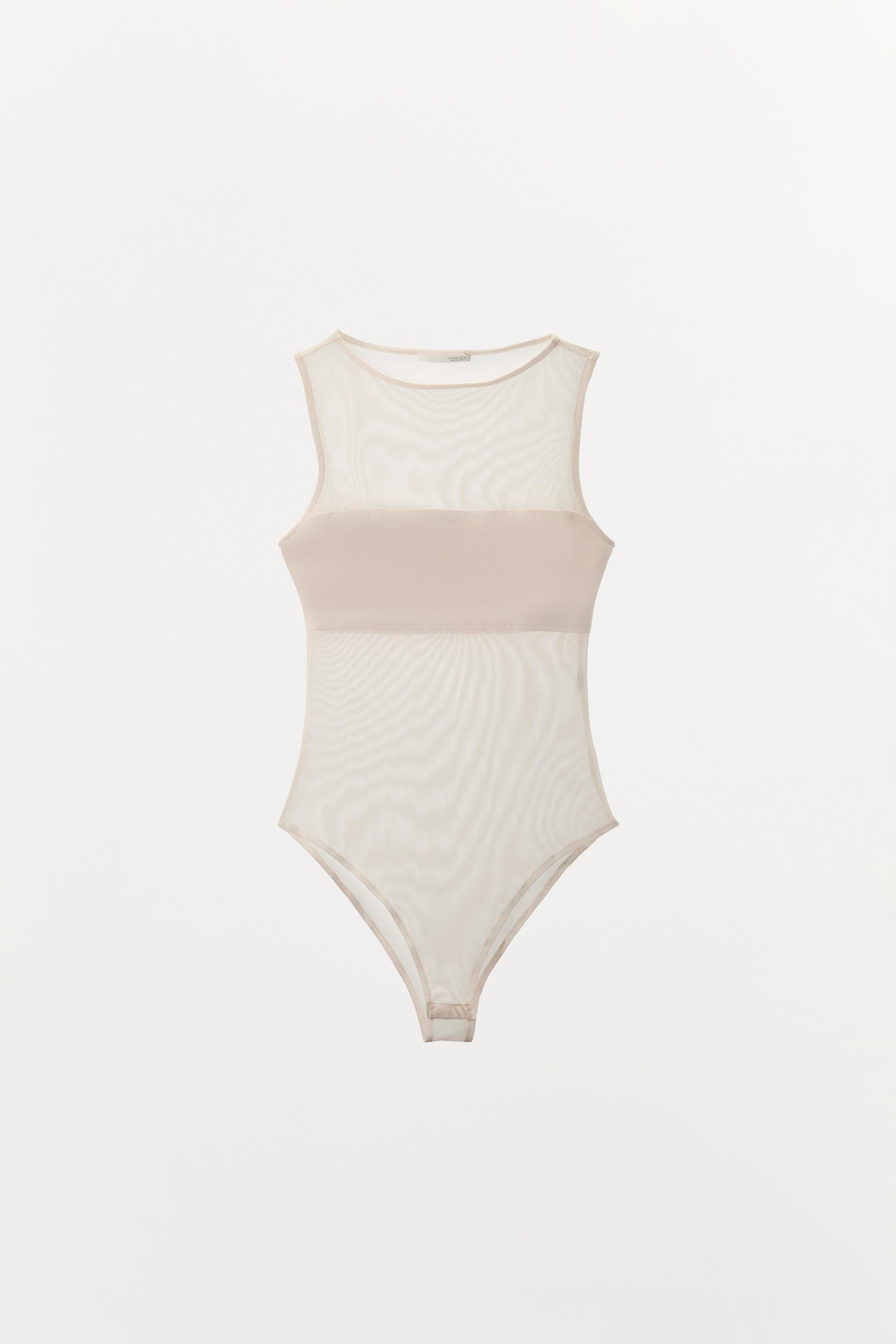COMBINATION TULLE BODYSUIT | Zara US
