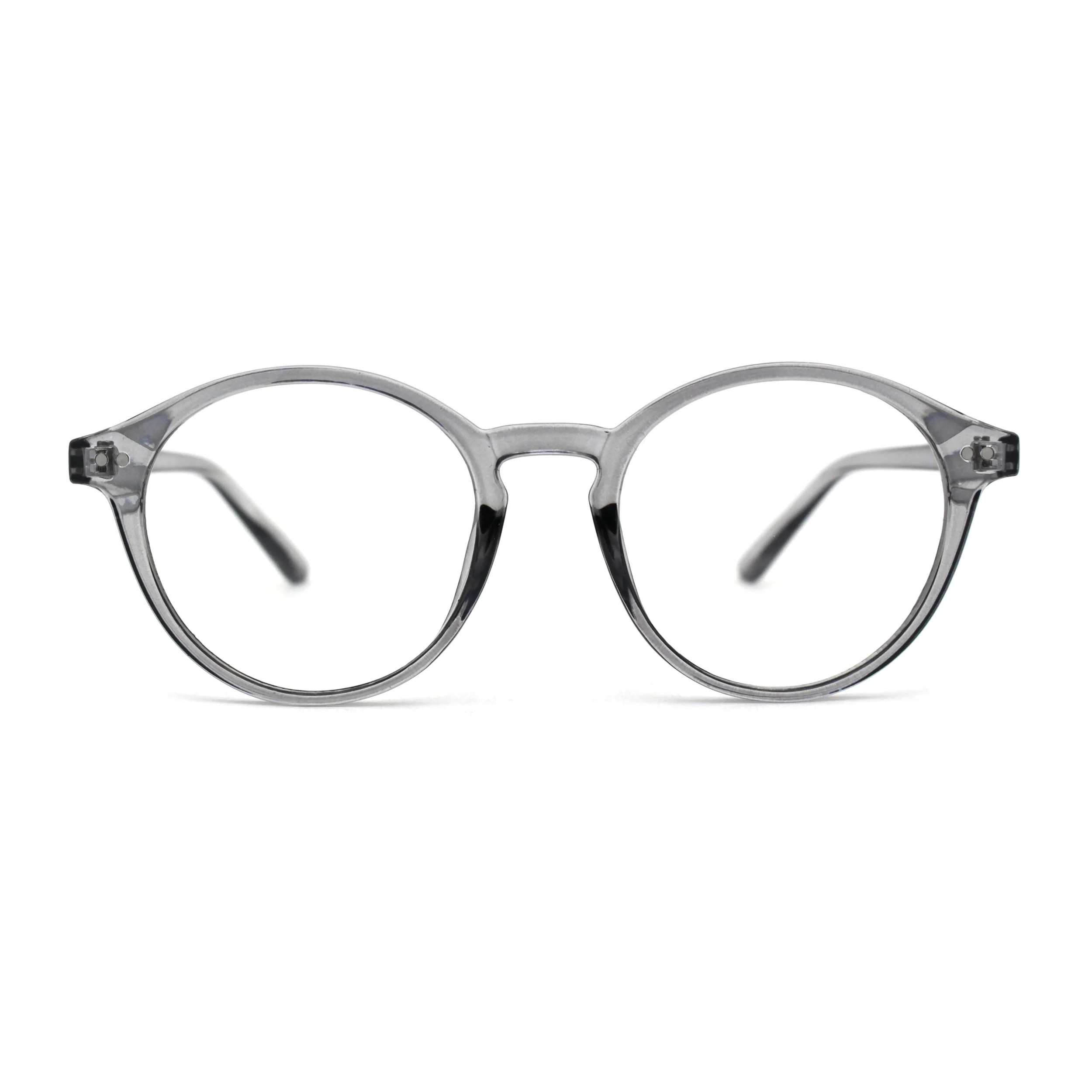 Horn Rim Keyhole Round 100% Blue Light Flitering Computer Glasses Slate - Walmart.com | Walmart (US)