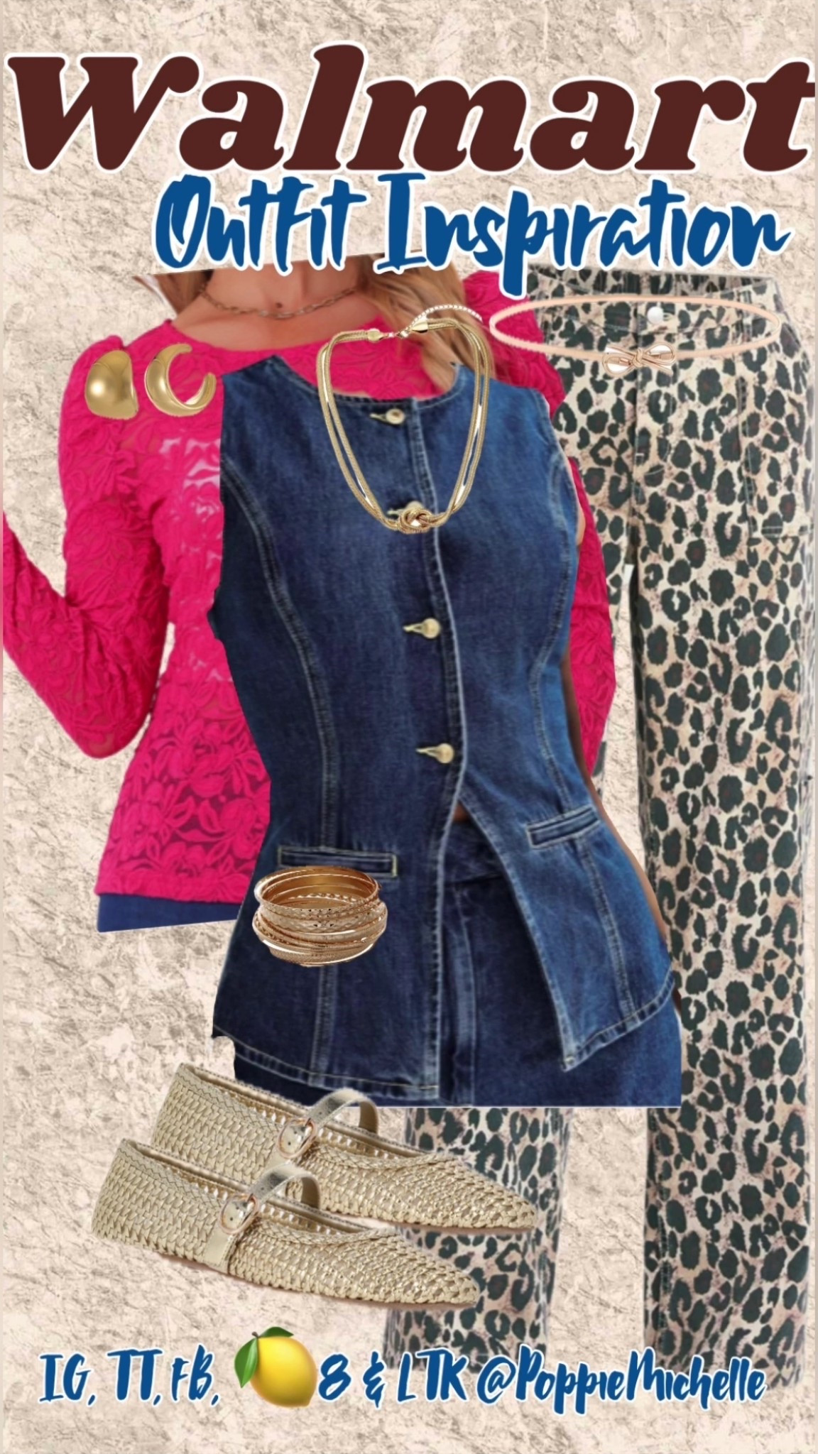 Valentines Outfit Inspiration 

Cheetah print, cargo pants, Walmart, cargo pants, Walmart, leopard print, cargo pants, pink, long sleeve lace, sheer, top, long sleeve, lace, hot pink top sleeveless denim vest, dark washed, denim vest, gold, Mary Jane shoes, gold mesh Mary Jane Flatts 

#LTKFindsUnder50 #LTKootd #LTKdayinmylife