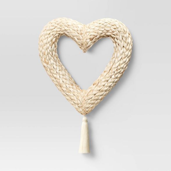 Woven Heart Wreath - Threshold™ | Target