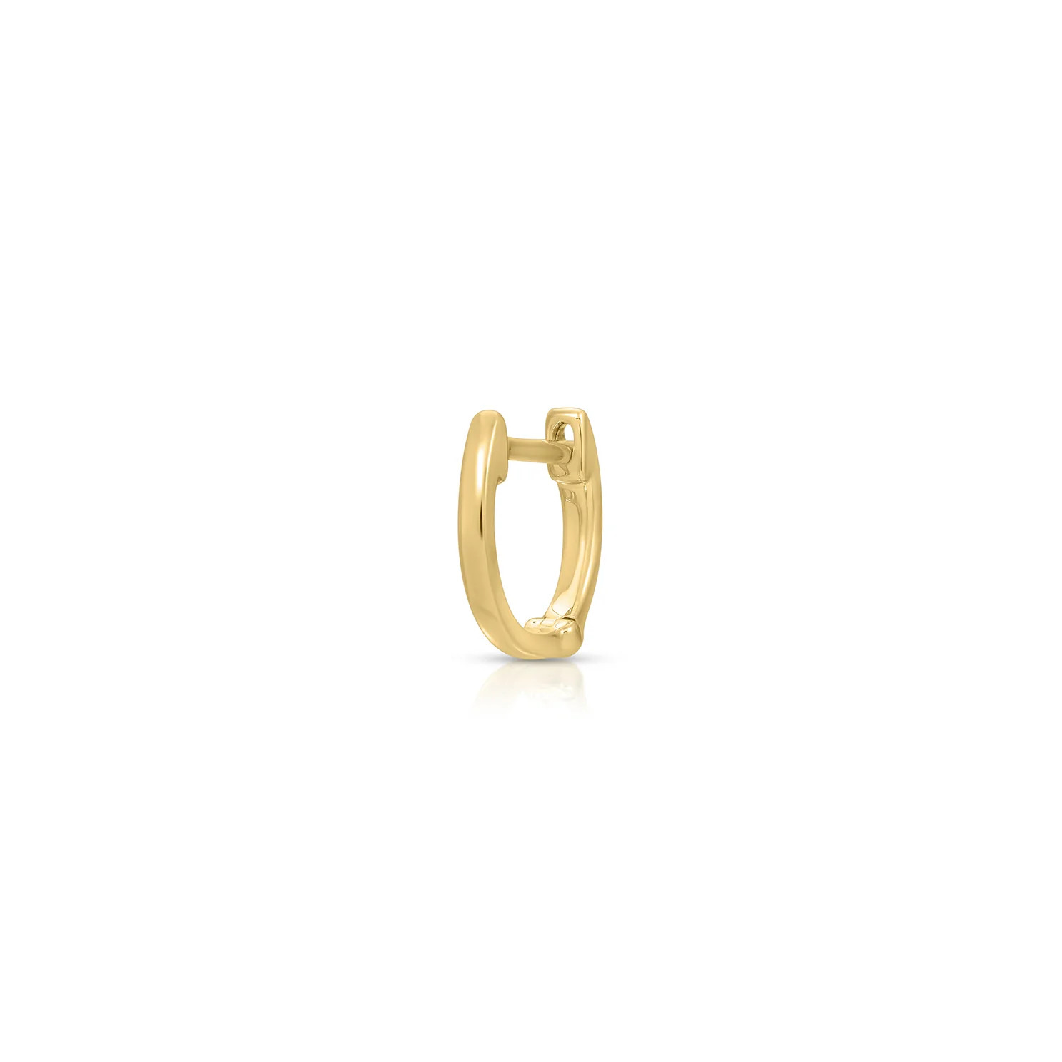 Gold Mini Huggie Earring14k Yellow Gold / Single | EF Collection