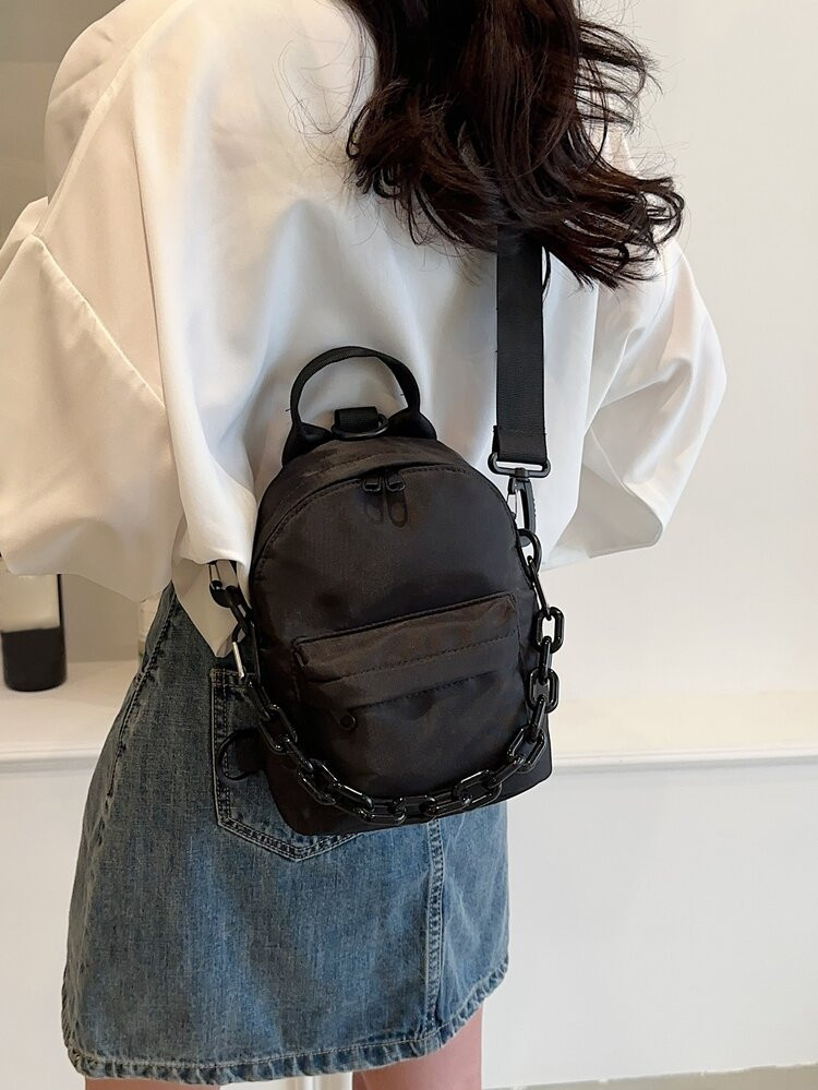 Mini Chain Decor Crossbody Bag | SHEIN