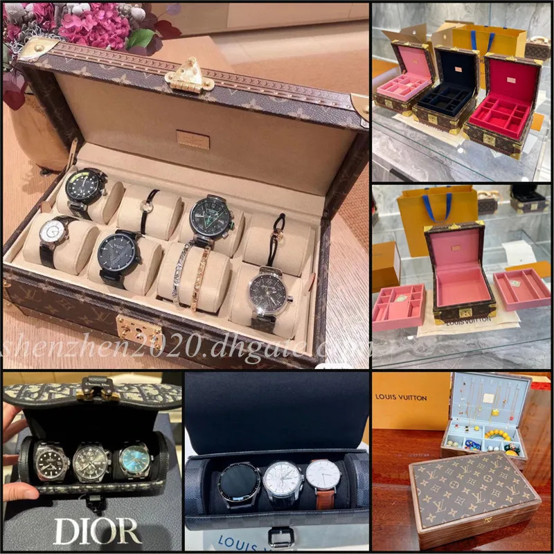 Brand Premium Dupe L-V Jewelry Boxes Watch Box Watches Storage Cases with Box | DHGate
