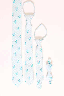 Ties in Bloom Gingham Youth - S/M | Ivy City Co