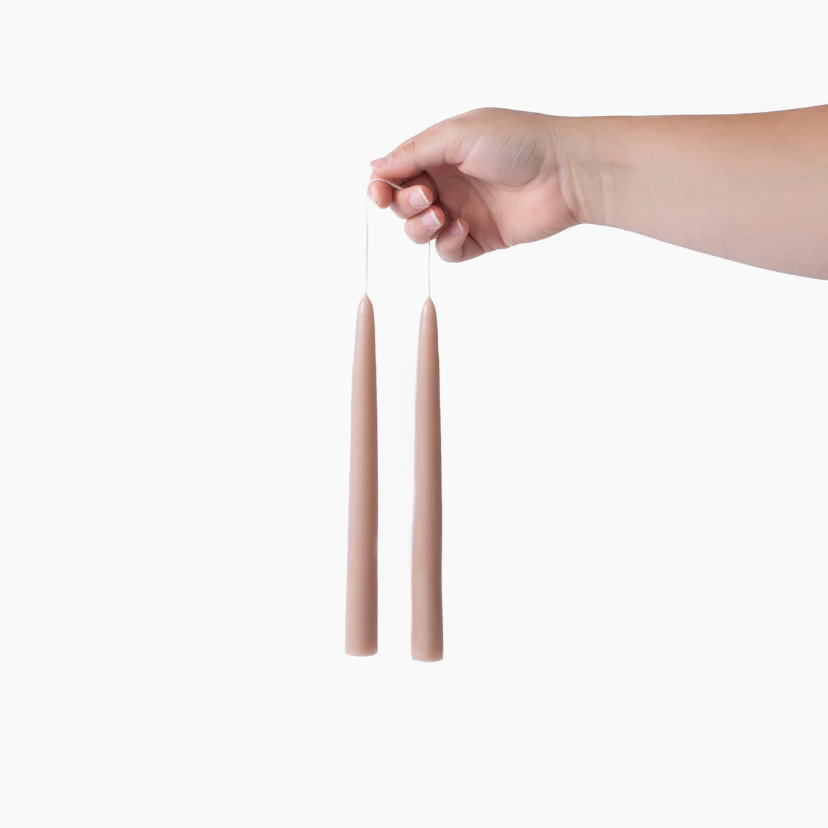 Greige Taper Candles | Stoffer Home