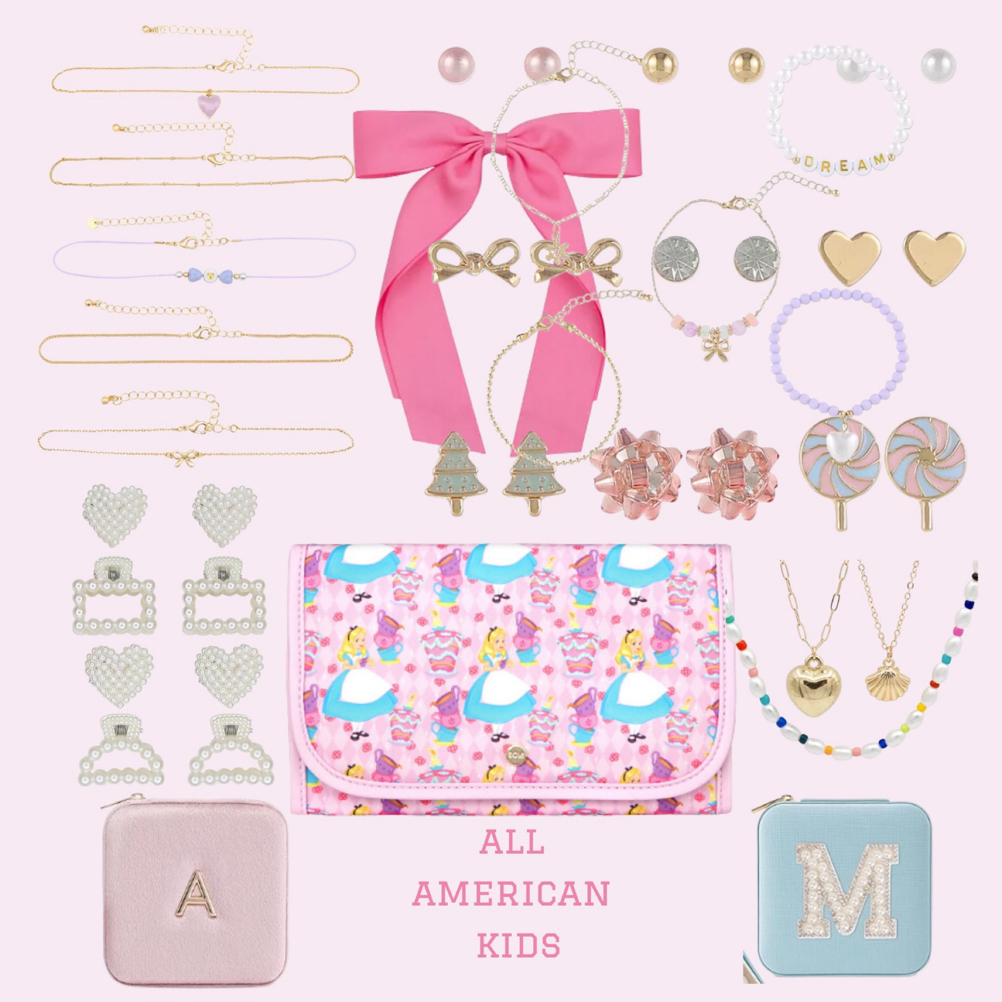 Stocking stuffer, gift ideas for girls , necklaces, earrings, bow, jewelry case, travel jewelry case 

#LTKHoliday #LTKCyberWeek #LTKGiftGuide