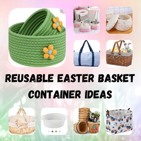 Celebrate Easter in style with these reusable Easter basket container ideas that are perfect for giftgiving and reusable in and around the home.

#LTKGiftGuide #LTKfamily #LTKSeasonal