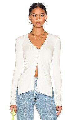The Range Long Sleeve Button Down Top in Lt Shell from Revolve.com | Revolve Clothing (Global)