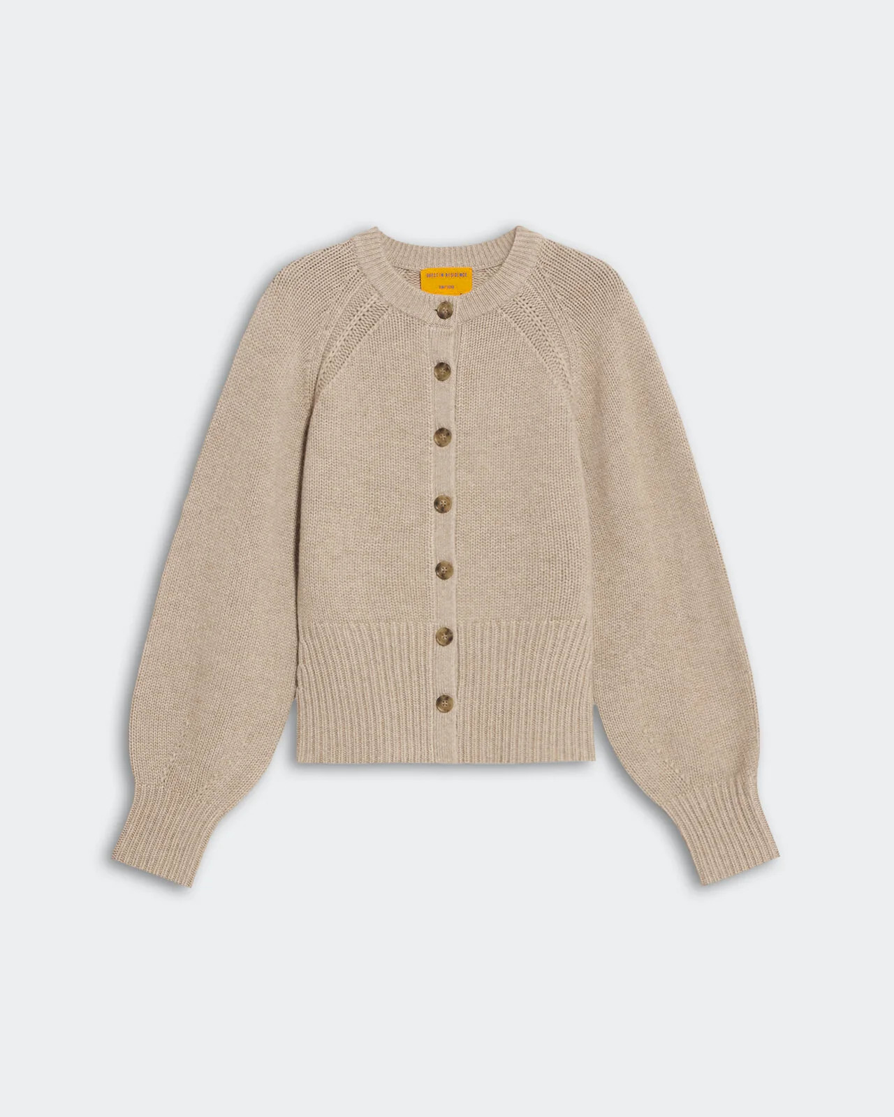 Sculpted Cardigan - Taupe | Guest In Residence