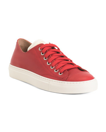 Made In Italy Leather Malden Sneakers | TJ Maxx