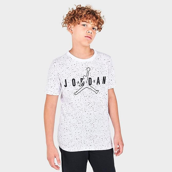 Kids' Jordan Speckled Allover Print T-Shirt | Finish Line (US)