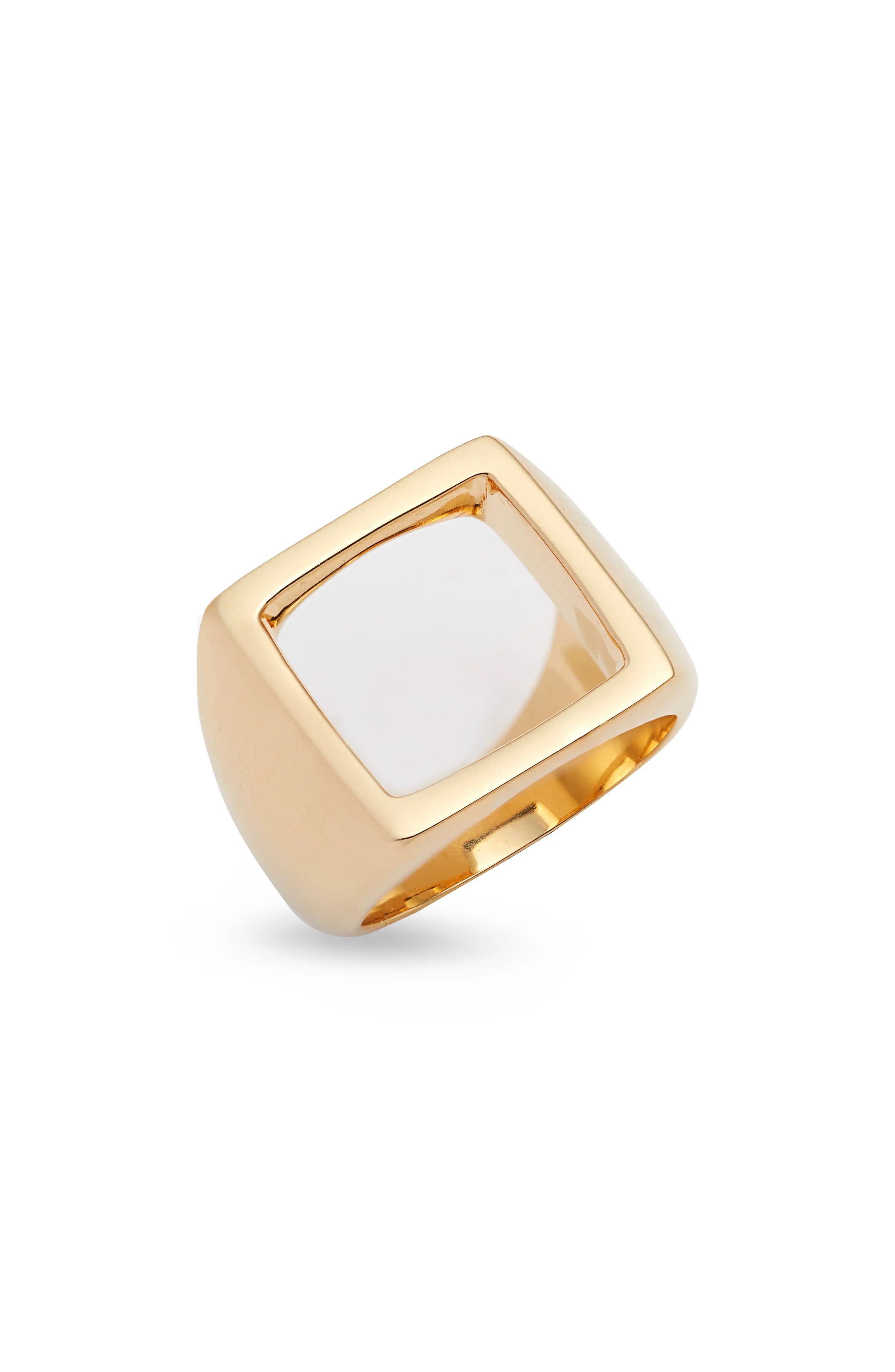 Women's Soko Open Square Statement Ring | Nordstrom