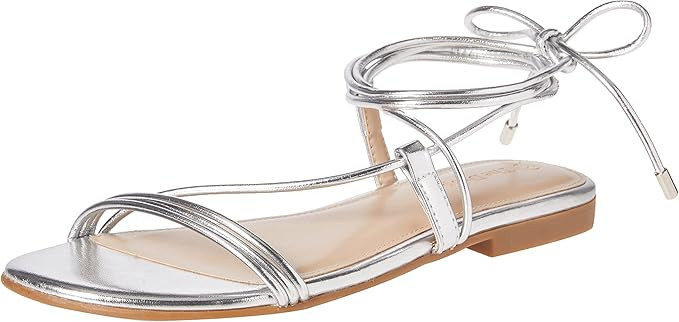 The Drop Women's Samantha Flat Strappy Lace-up Sandal | Amazon (US)