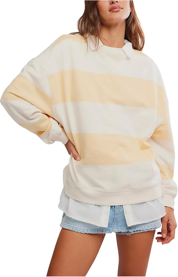 Women's Classic Stripe Pullover | Amazon (US)