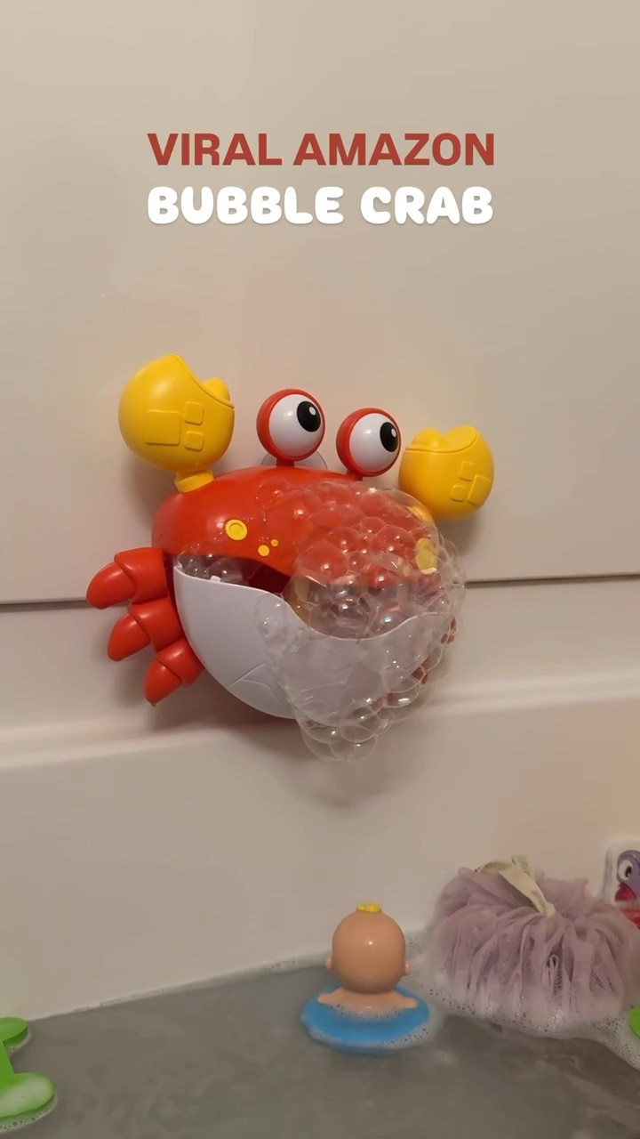 Viral Amazon bubble crab toy - the BEST bath time toy!

#LTKmomlife #LTKKids #LTKBaby