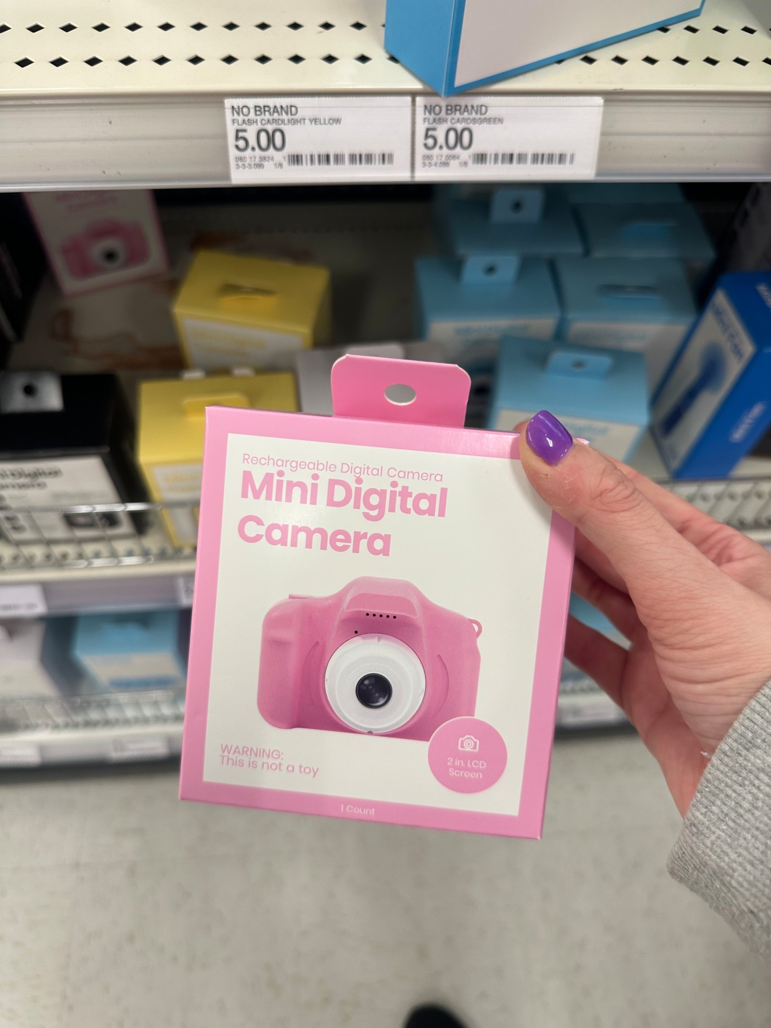 The cutest mini digital pink camera! So adorable as a gift, or a party gift for a bachelorette or wedding! They’re only $5 & come in a bunch of different colors! I need to run back & grab one! They support up to 32G & use micro USB!

#LTKKids #LTKvlog #LTKHome