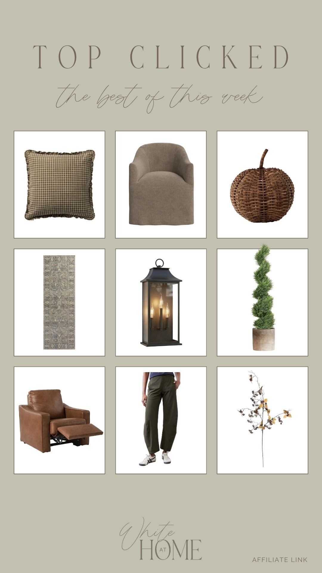 Last week’s top clicked favorites! New wayfair arrivals, cozy fall accents, affordable fall stems, furniture favorites, and more!

#LTKHome