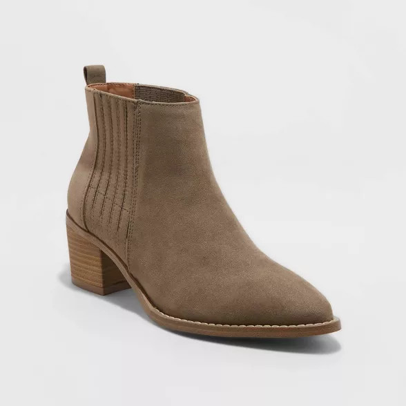 Women's Briar Block Heeled Bootie - Universal Thread™ | Target
