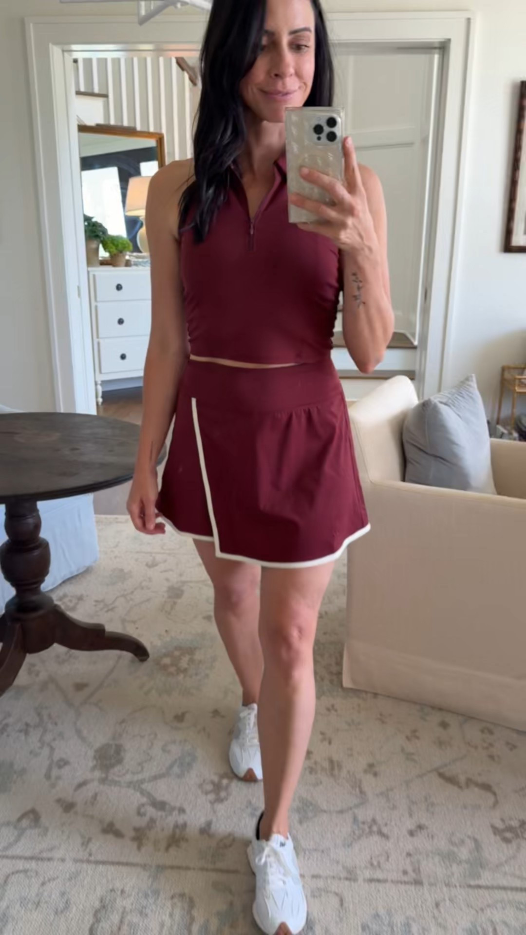 Vintage polo cropped tank with tennis skirt from Old navy! Spring athleisure set under $32!! 

#LTKFindsUnder50 #LTKSeasonal #LTKActive