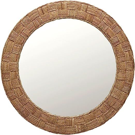 KOUBOO Round Rope Wall Mirror, Chequered | Amazon (US)