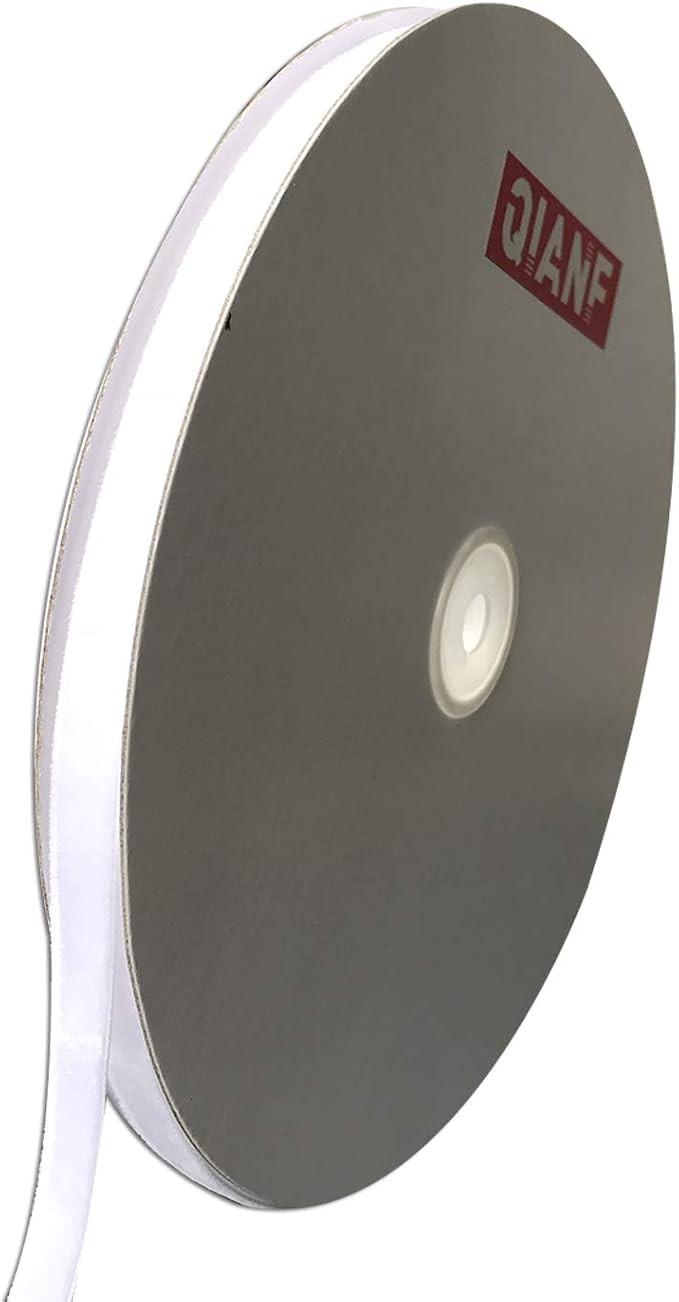 QIANF Vintage White Velvet Ribbon, 3/8 Inch X 25Yd | Amazon (US)