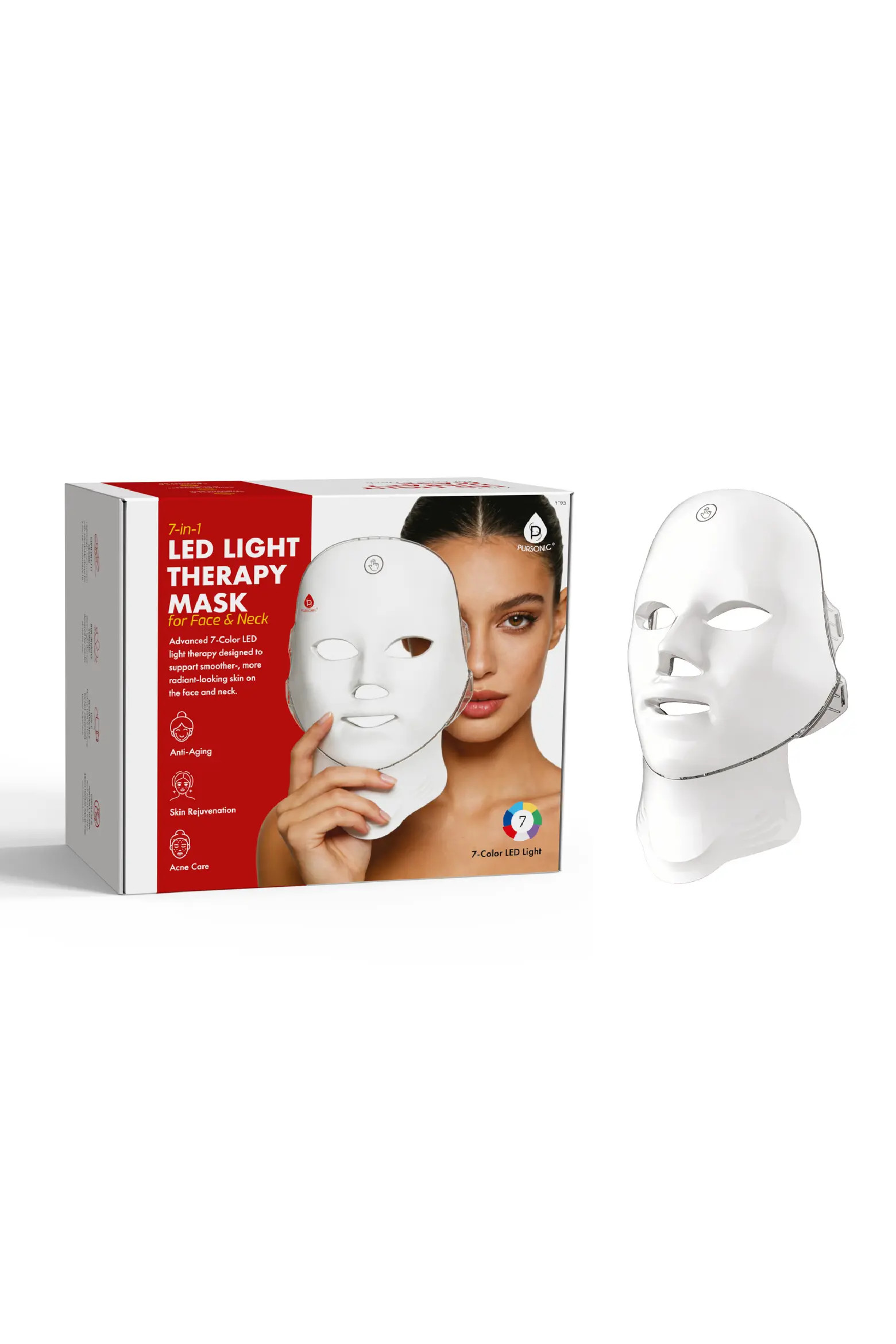 7-in-1 Led Light Therapy Mask for Face & Neck (Women) | Nordstrom | Nordstrom