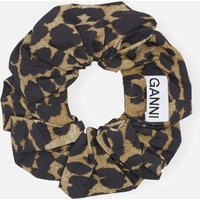 Ganni Printed Organic Cotton Scrunchie | Coggles (Global)