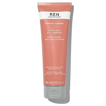 REN Clean Skincare Jelly Oil Facial Skin Cleanser - Hydrating Omega 3 and Omega 6 Antioxidants fo... | Amazon (US)