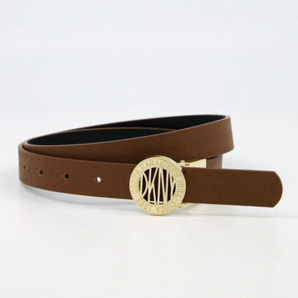 Brown & Black Branded Buckle Reversible Belt | TK Maxx