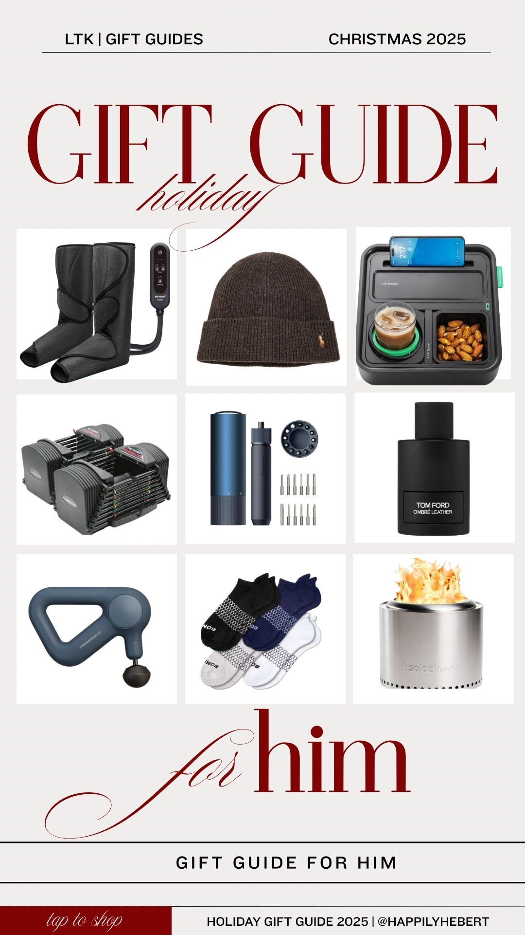 Holiday Christmas gift guide for HIM
Gift ideas for all the men in your life! 


#LTKMens #LTKFindsUnder100 #LTKGiftGuide