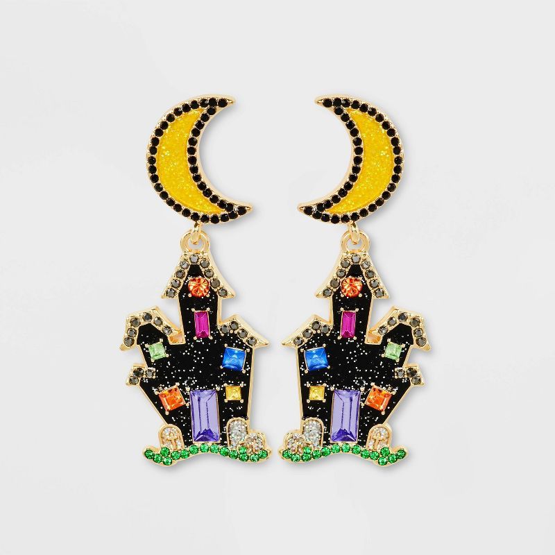SUGARFIX by BaubleBar 'Ghostess with the Mostest' Statement Earrings - Black | Target