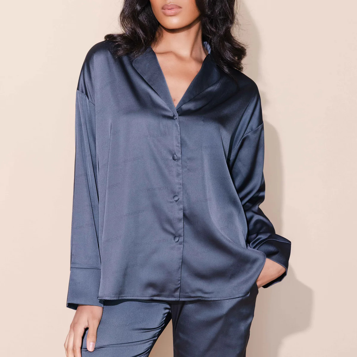 Signature Satin Long Sleeve Sleep Set | Fancy Homebody