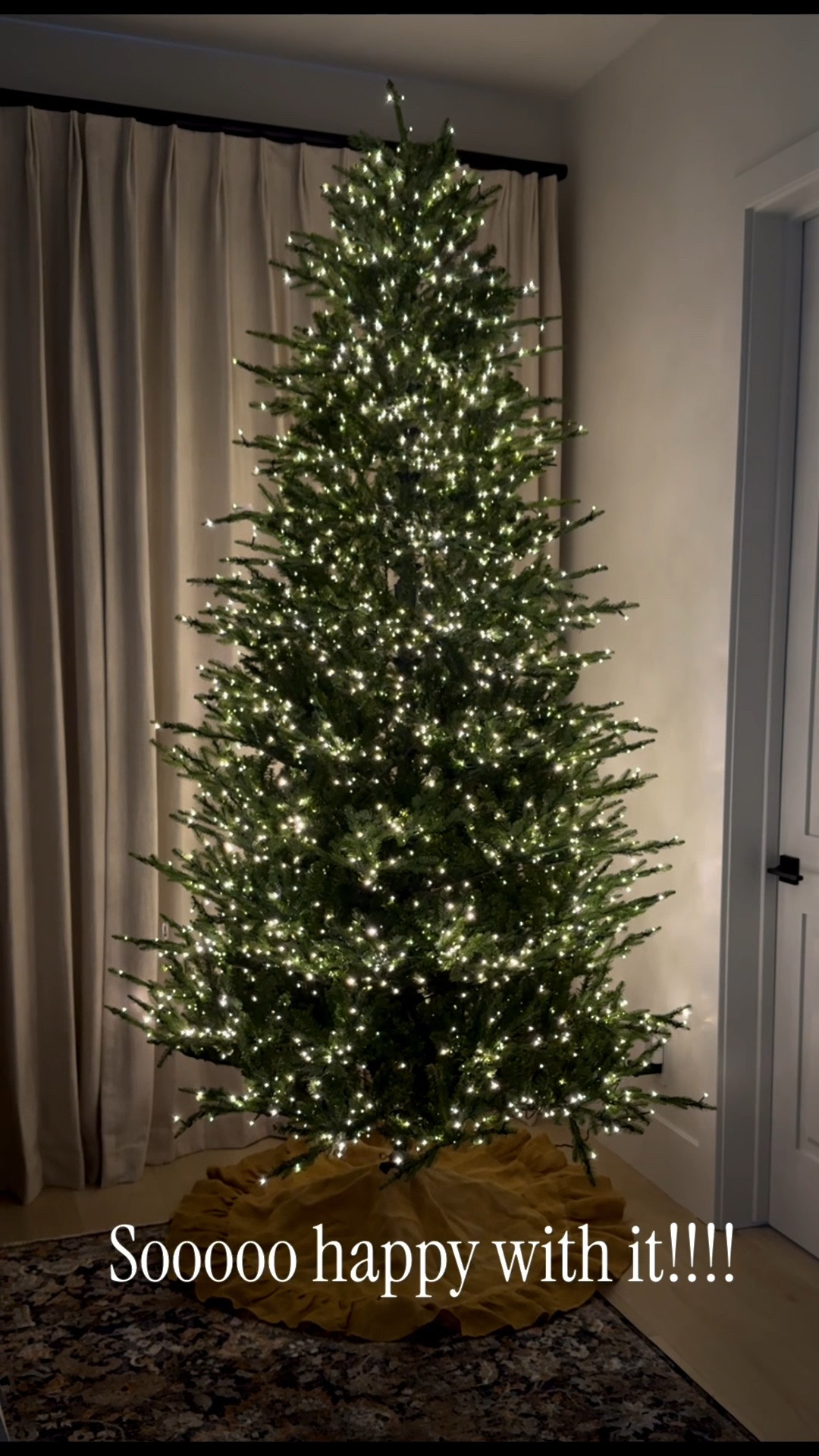 This is the viral Home Depot Christmas tree. It’s sold out last year and the year before. But it’s back in stock and it could not be more beautiful! ￼

#LTKSeasonal #LTKHome