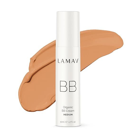La Mav Organic BB Cream Medium | Organic Tinted moisturizer, Foundation and Natural sunscreen | N... | Amazon (US)