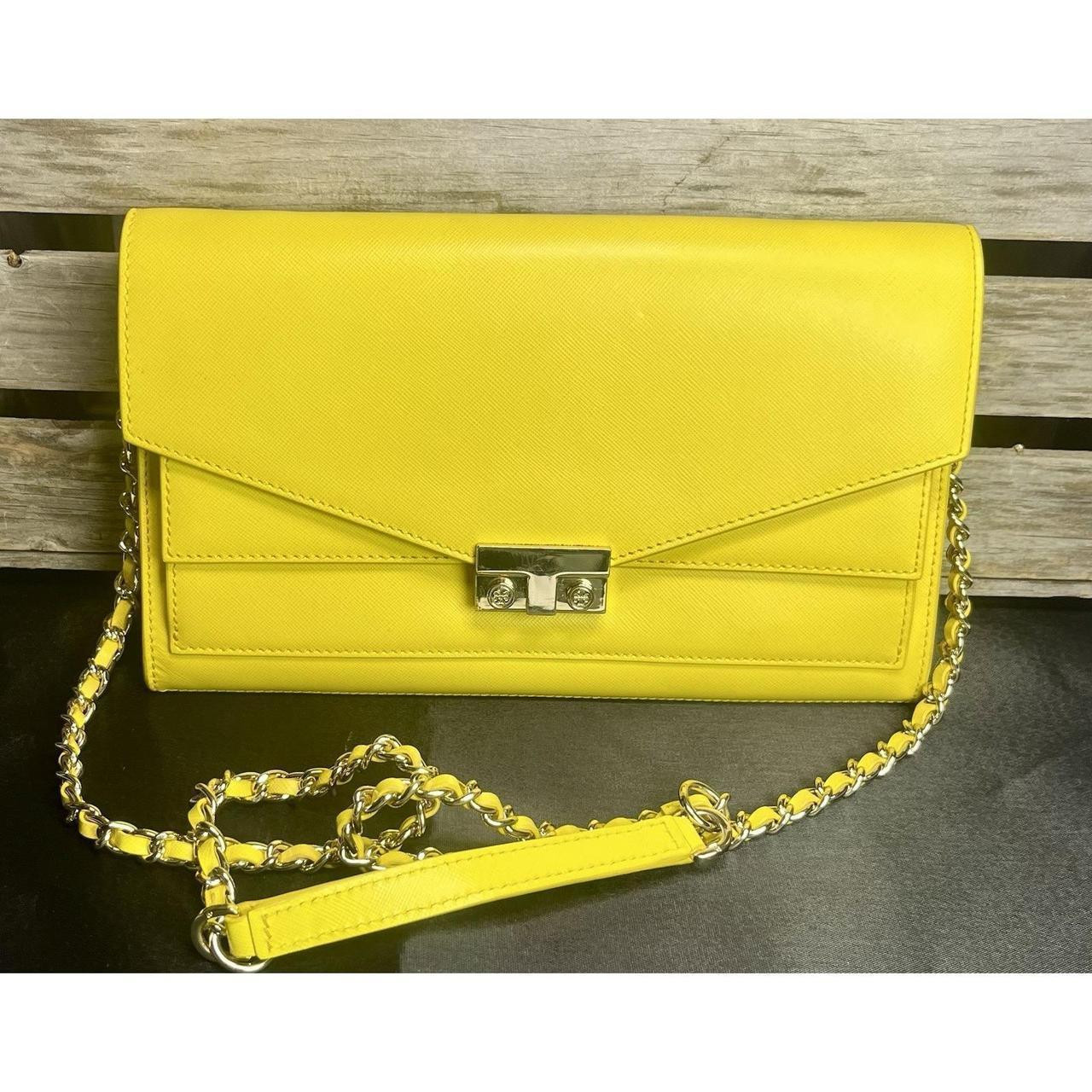 Tory Burch Women's Crossbody bags - Yellow | Depop US