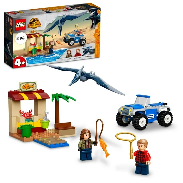 LEGO Jurassic World Dominion Pteranodon Chase 76943 Dinosaur Building Toy Set; for Kids Aged 4 an... | Walmart (US)
